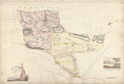 Colección de Estudios Topográficos de las Fincas Escocesas del Conde de Selkirk: Little Stockartown y Jurdiland de Unknown artist