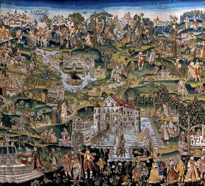 Un día en la vida de un noble francés de Unknown artist
