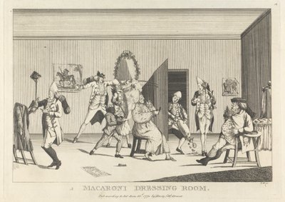 El vestidor de los macarrones de Unknown artist