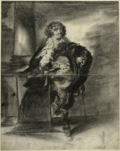 Un hombre vestido del siglo XVII de Unknown artist