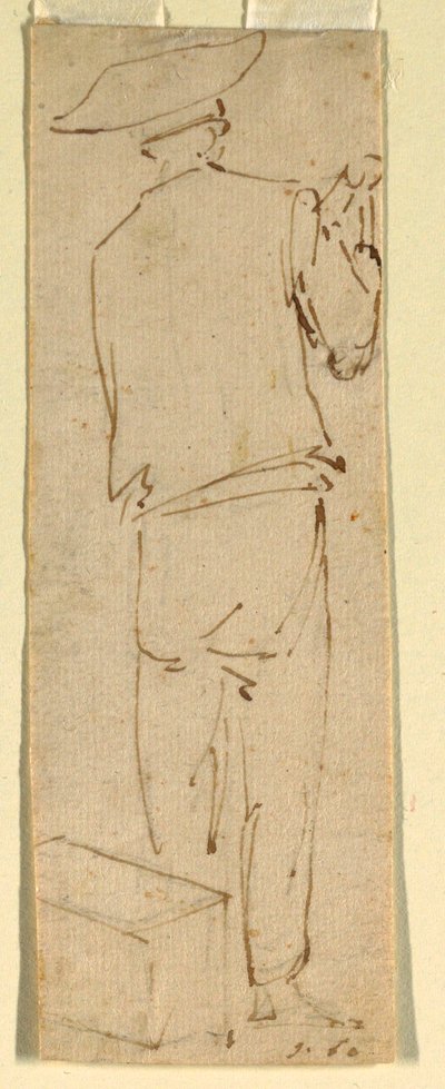 Un hombre con tenazas de Unknown artist