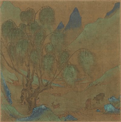 Una escena pastoral de Unknown artist