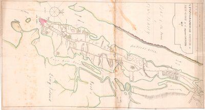 Bosquejo topográfico de Nueva York de Unknown artist