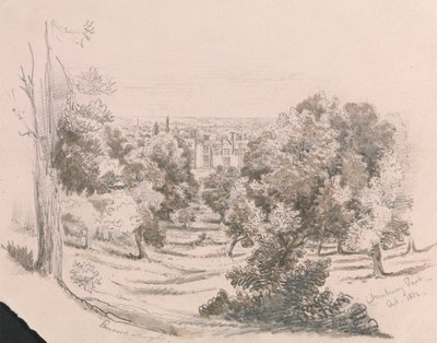 Una vista de Danbury Park de Unknown artist
