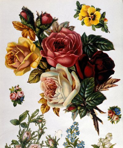 Un ramo de rosas. de Unknown artist