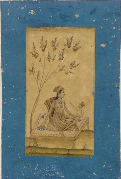 Una princesa y un niño de Unknown artist