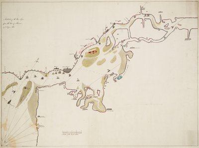 Croquis del río Tajo desde la Barra de Alcacova hasta el Agujero del Ataúd de Unknown artist