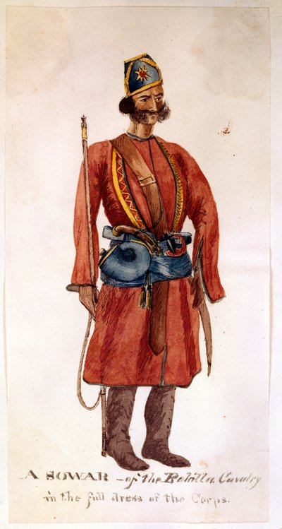 Un sowar de la Caballería Rohilla de Unknown artist