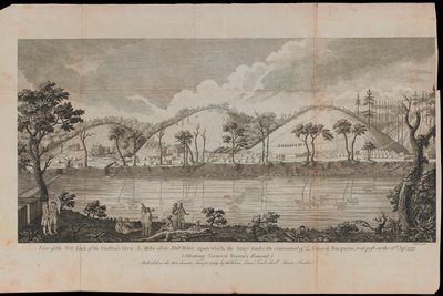 Vista del río Hudson cerca de Stillwater, estado de Nueva York de Unknown artist