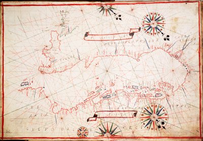 Carta del Adriático, c.1620 (vitela) de Unknown artist