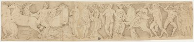 Después de la Antigüedad: Tapa de sarcófago con los Trabajos de Hércules de Unknown artist