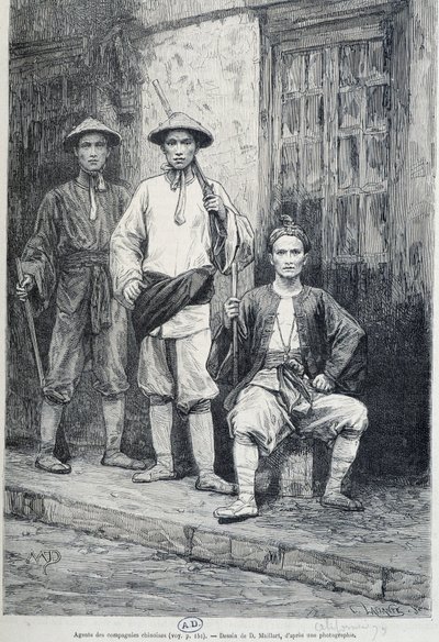 Agentes de compañías chinas en California de Unknown artist