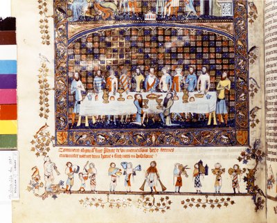 Viaje de Alejandro al Jardín del Edén, c.1400 (miniatura) de Unknown artist