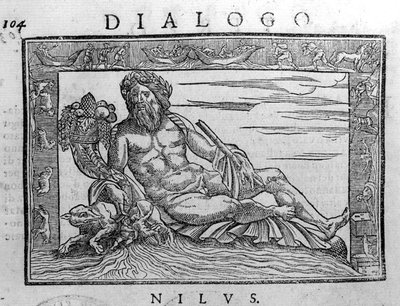 Alegoría del Nilo, grabado del siglo XVII. de Unknown artist