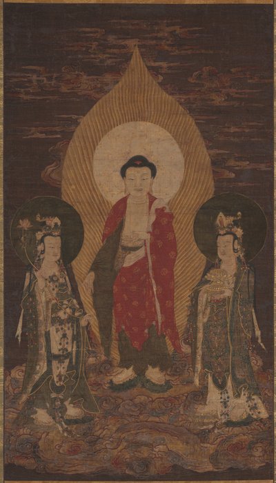 Tríada de Amitābha de Unknown artist