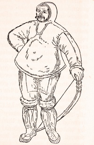 Un esquimal- a partir de un dibujo en acuarela de John White de Unknown artist