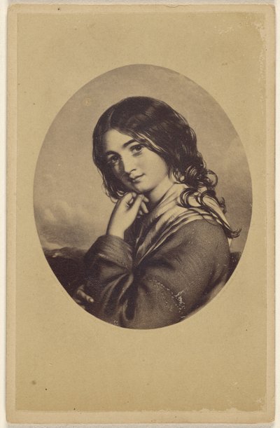 Una chica irlandesa. [copia de un cuadro] de Unknown artist