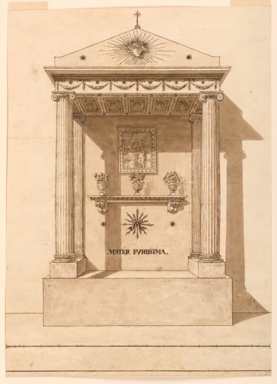 Un oratorio dedicado a la Virgen de Unknown artist