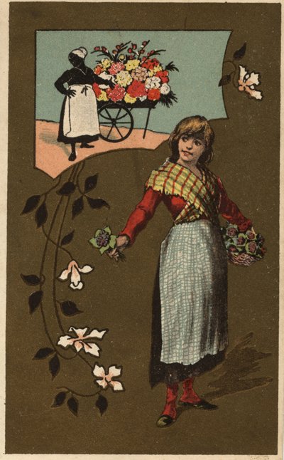 Cromolitografía anónima, finales del siglo XIX. de Unknown artist
