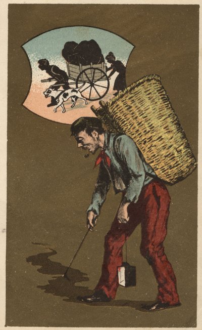 Cromolitografía anónima, finales del siglo XIX. de Unknown artist