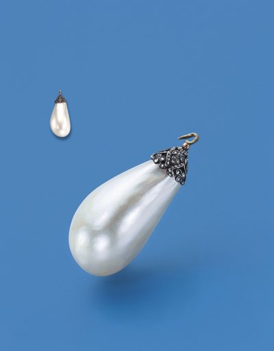 Colgante de perlas antiguo de Unknown artist