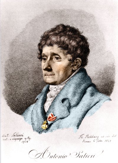 Antonio Salieri, compositor y director de orquesta italiano de Unknown artist
