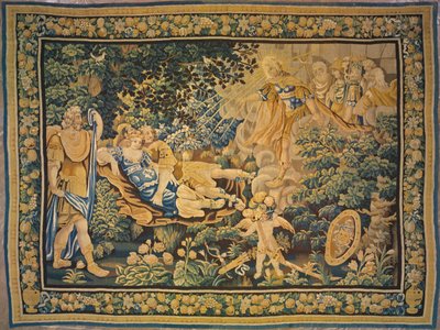 Apolo expone a Marte y Venus al ridículo de los olímpicos, de las Metamorfosis de Ovidio de Unknown artist