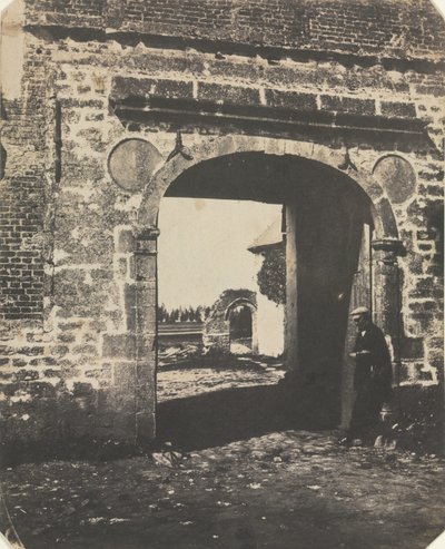 Arch in Farmyard, Swansea de Unknown artist