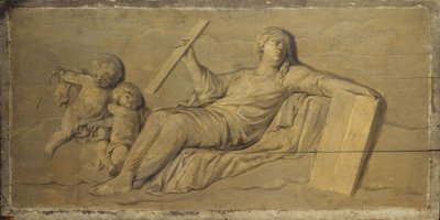 Arquitectura, entre 1701 y 1800 (óleo sobre madera) de Unknown artist