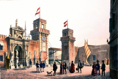 Arsenal de Venecia en el siglo XIX de Unknown artist