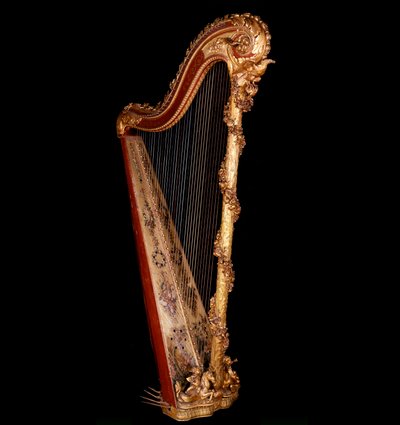 Arte francés: arpa de la Reina de Francia María Antonieta (1755-1793) de Unknown artist