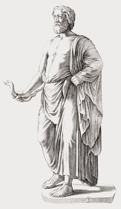Asclepio. Retrato. de Unknown artist