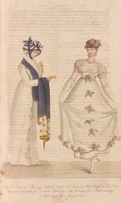 Vestido otoñal parisino de Unknown artist