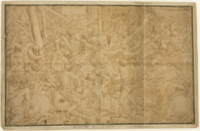 Batalla de Lapiths y Centauros de Unknown artist