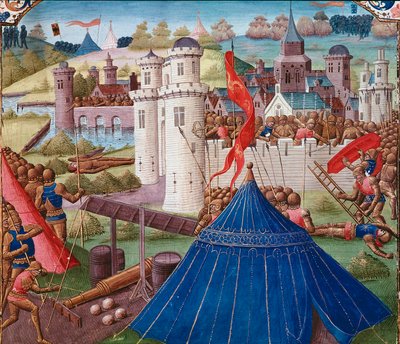 Escena de batalla en Cartago de Unknown artist