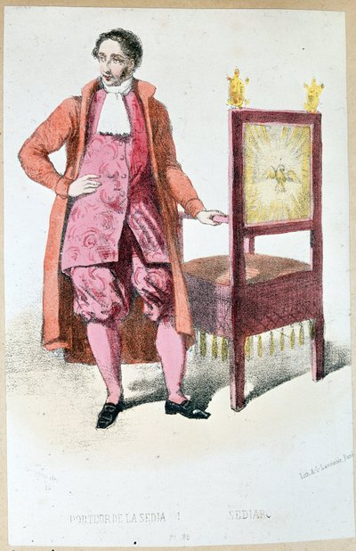 Portador de la Sedia de Unknown artist