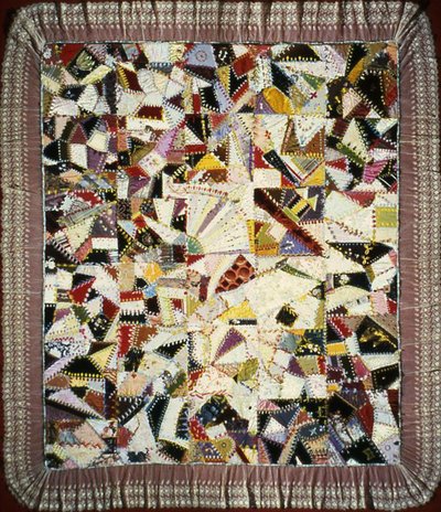 Cubrecama (Crazy Quilt) de Unknown artist