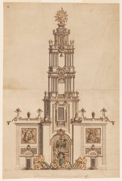 Campanario, probablemente para Fernando IV de Nápoles de Unknown artist