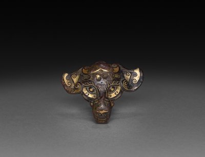 Gancho de cinturón (Daigou) en forma de cabeza de búfalo o elefante de Unknown artist