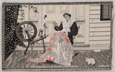 Betsy Ross Making the First United States Flag de Unknown artist