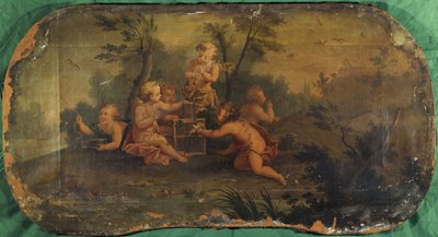 Niños pájaros o Primavera, entre 1701 y 1800 (óleo sobre lienzo) de Unknown artist