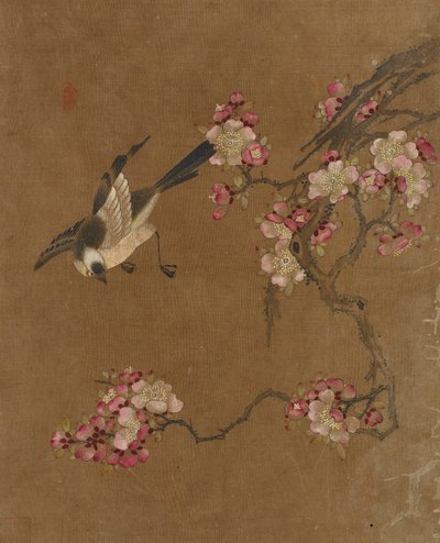 Aves y flores de Unknown artist