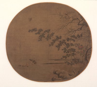 Birds on an Autumn Inlet de Unknown artist