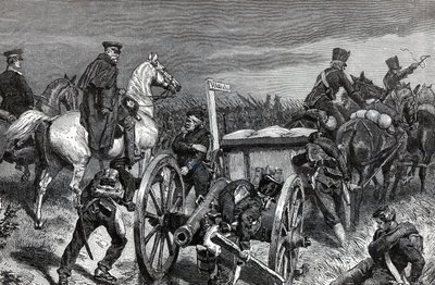 Marcha de Blücher a Waterloo - El general prusiano Gebhard Leberecht von Blücher (1742-1819) lideró sus tropas a Waterloo de Unknown artist