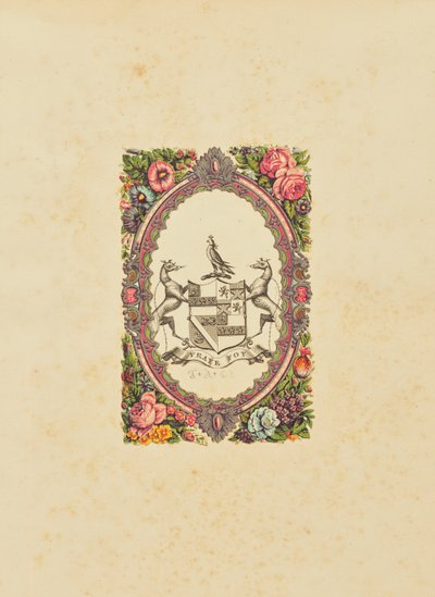 [Bookplate] de Unknown artist