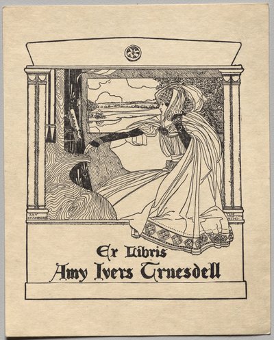 Exlibris: Amy Ivers Truesdell de Unknown artist