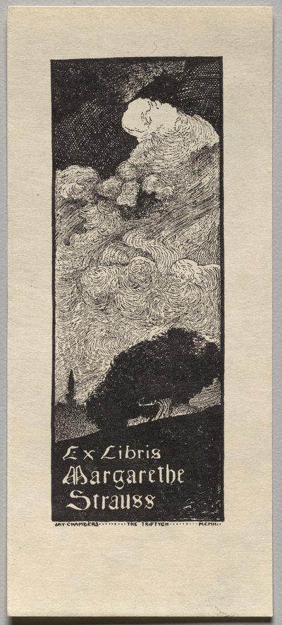 Bookplate: Margarethe Strauss de Unknown artist