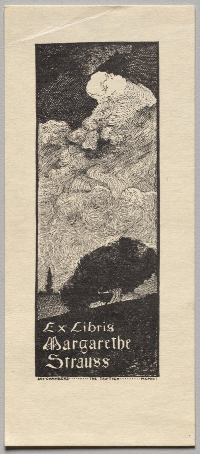 Bookplate: Margarethe Strauss de Unknown artist