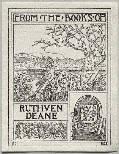 Exlibris: Ruthven Deane de Unknown artist