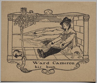 Exlibris: Ward Cameron de Unknown artist